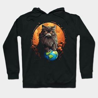 Persian Cat Earth Day Hoodie